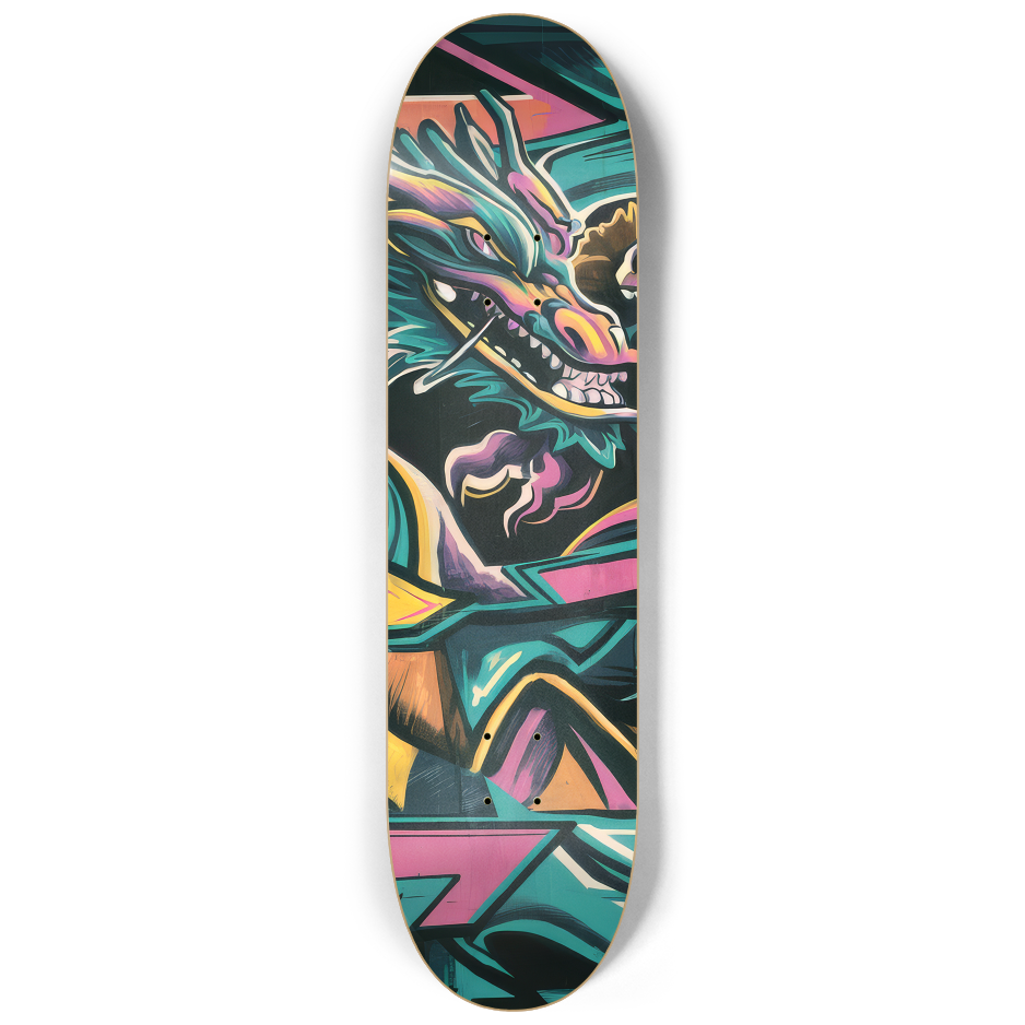 2 Skateboard Series Art - Dragons Watch