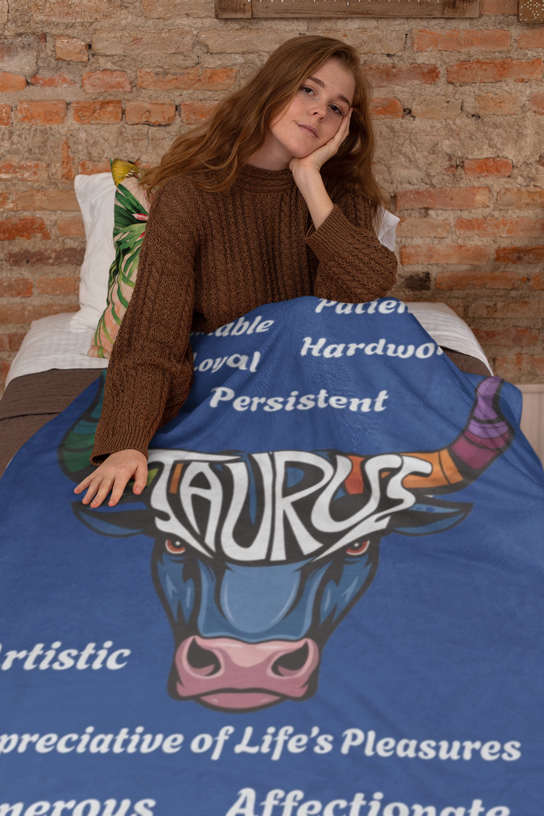 Velveteen Plush Blanket - Taurus