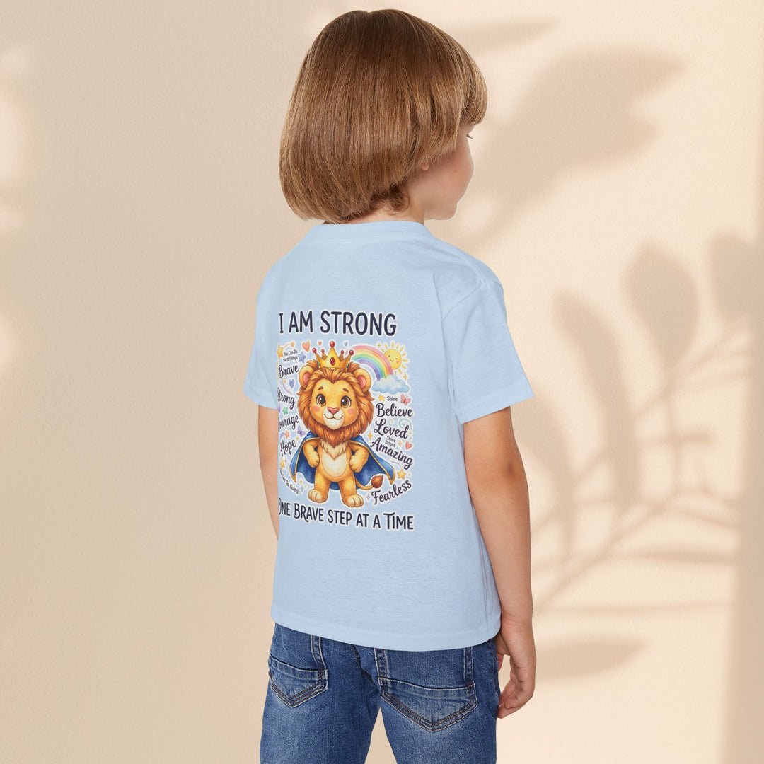 I Am Strong Leo Lion Courage Toddler T-Shirt