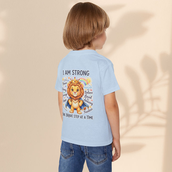 I Am Strong Leo Lion Courage Toddler T-Shirt