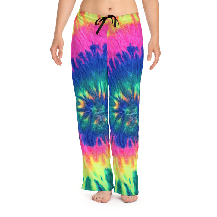 Women's Pajama Pants (AOP) Tie Dye Hippie