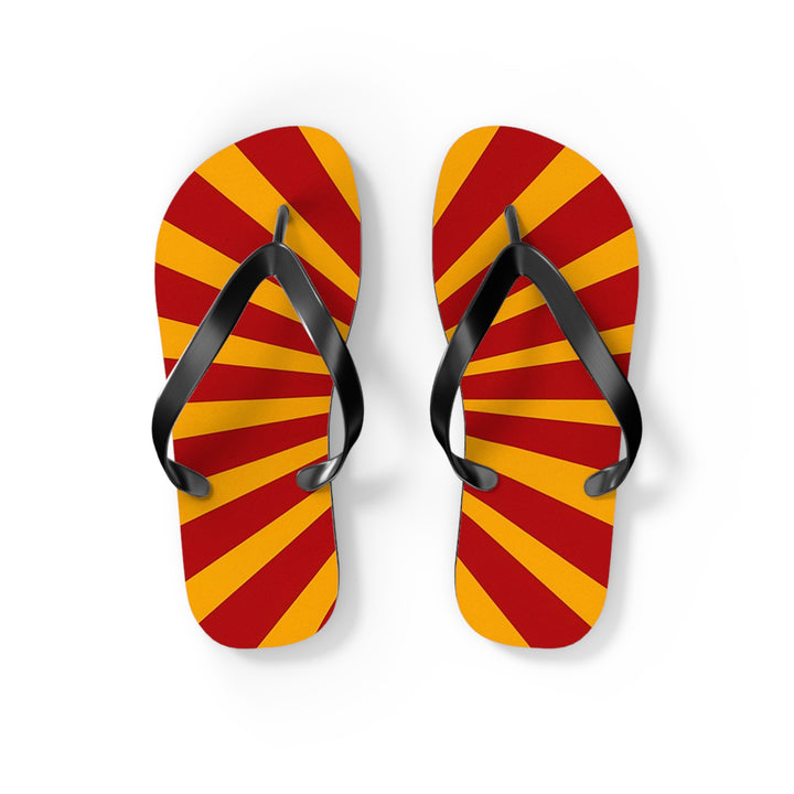 Flip Flops - Red Yellow