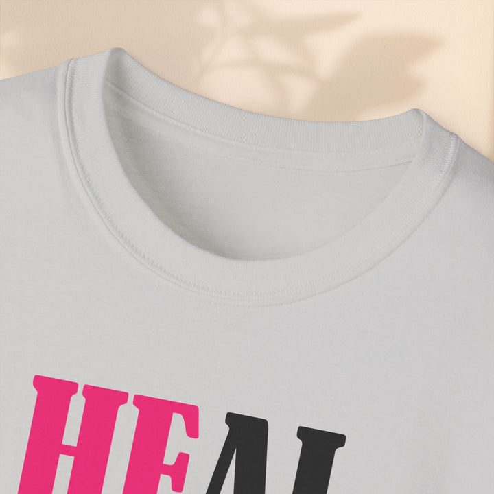 Heal Cancer Unisex Ultra Cotton Tee - Inspirational Faith-Based T-Shirt for Awareness