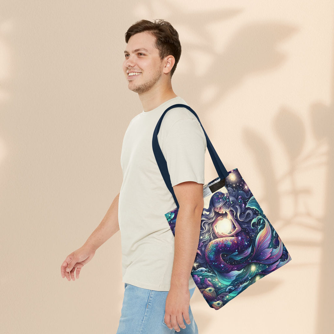 Celestial Mermaid Secret Tote Bag – Stylish Reusable Beach Trip Bag
