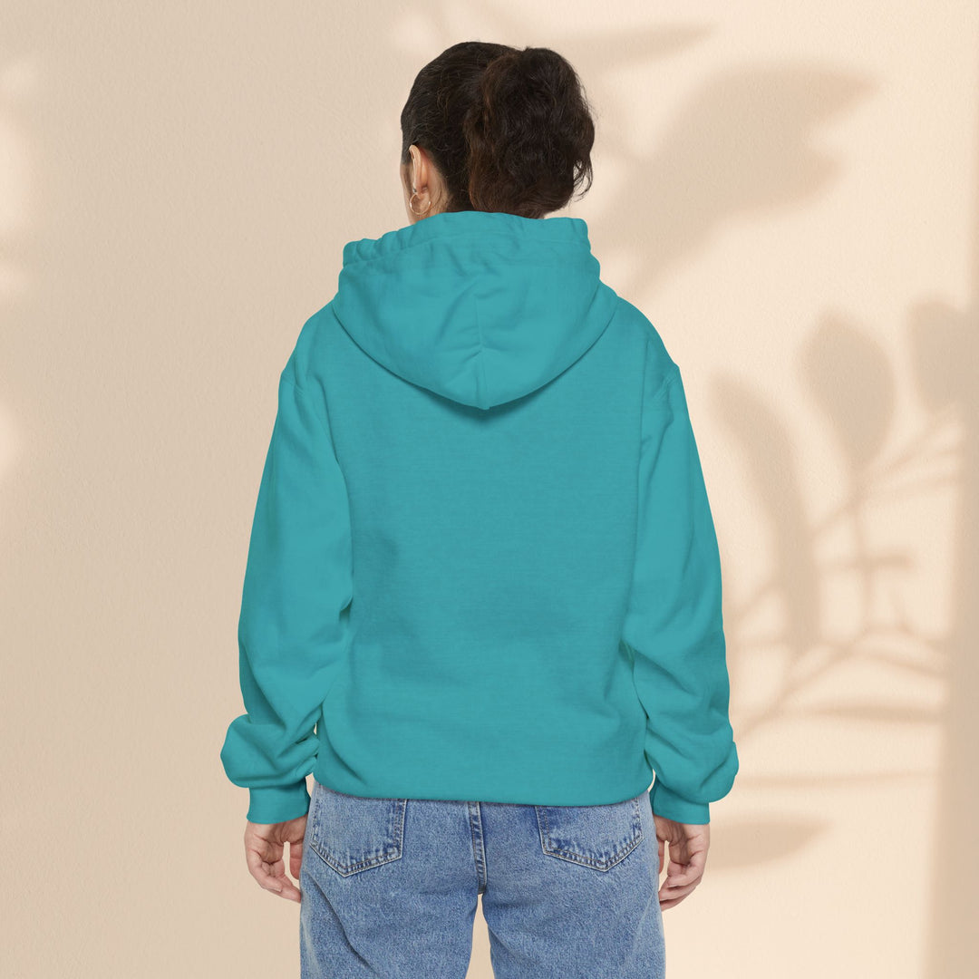 Unisex Garment-Dyed Hoodie - Mermaid and Terrier