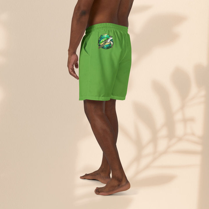 Ocean Vibes Unisex Swim Shorts with Turtle Design