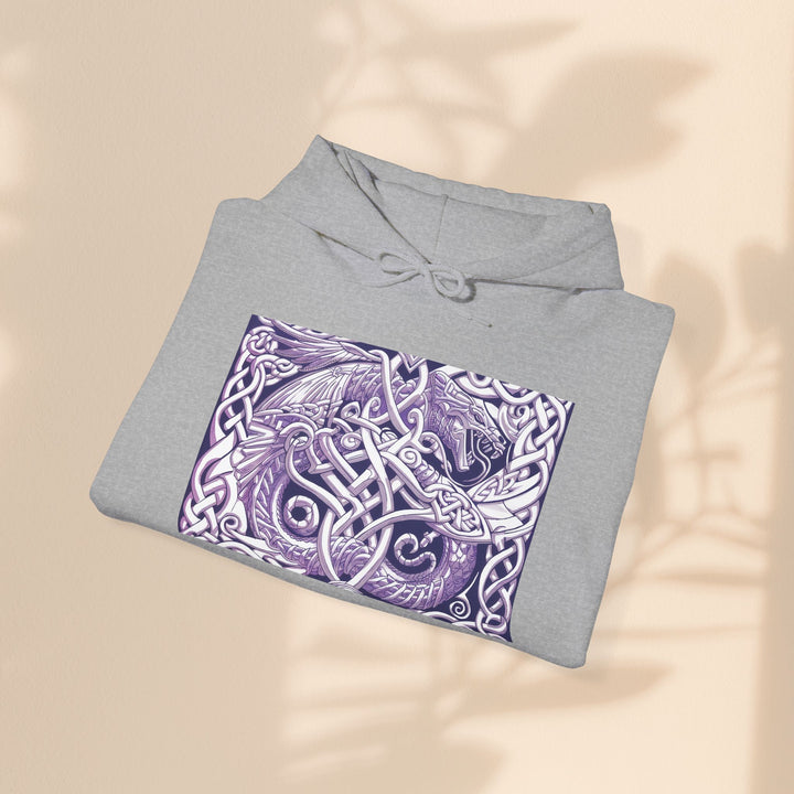 Celtic Dragon Hoodie, Gift for Fantasy Lovers