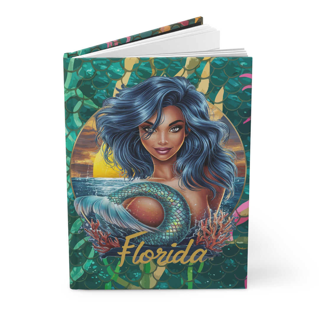 Hardcover Journal Matte - A Florida Mermaid