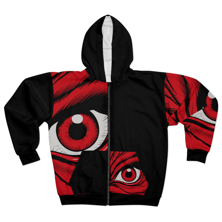 Unisex Zip Hoodie - Red Eye