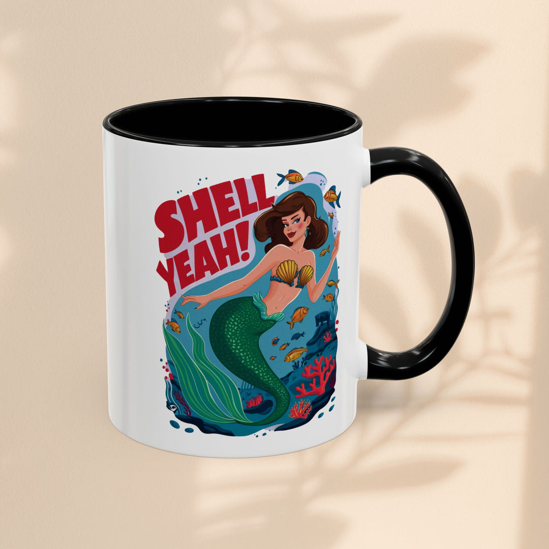 Accent Coffee Mug (11, 15oz) - Shell Yeah