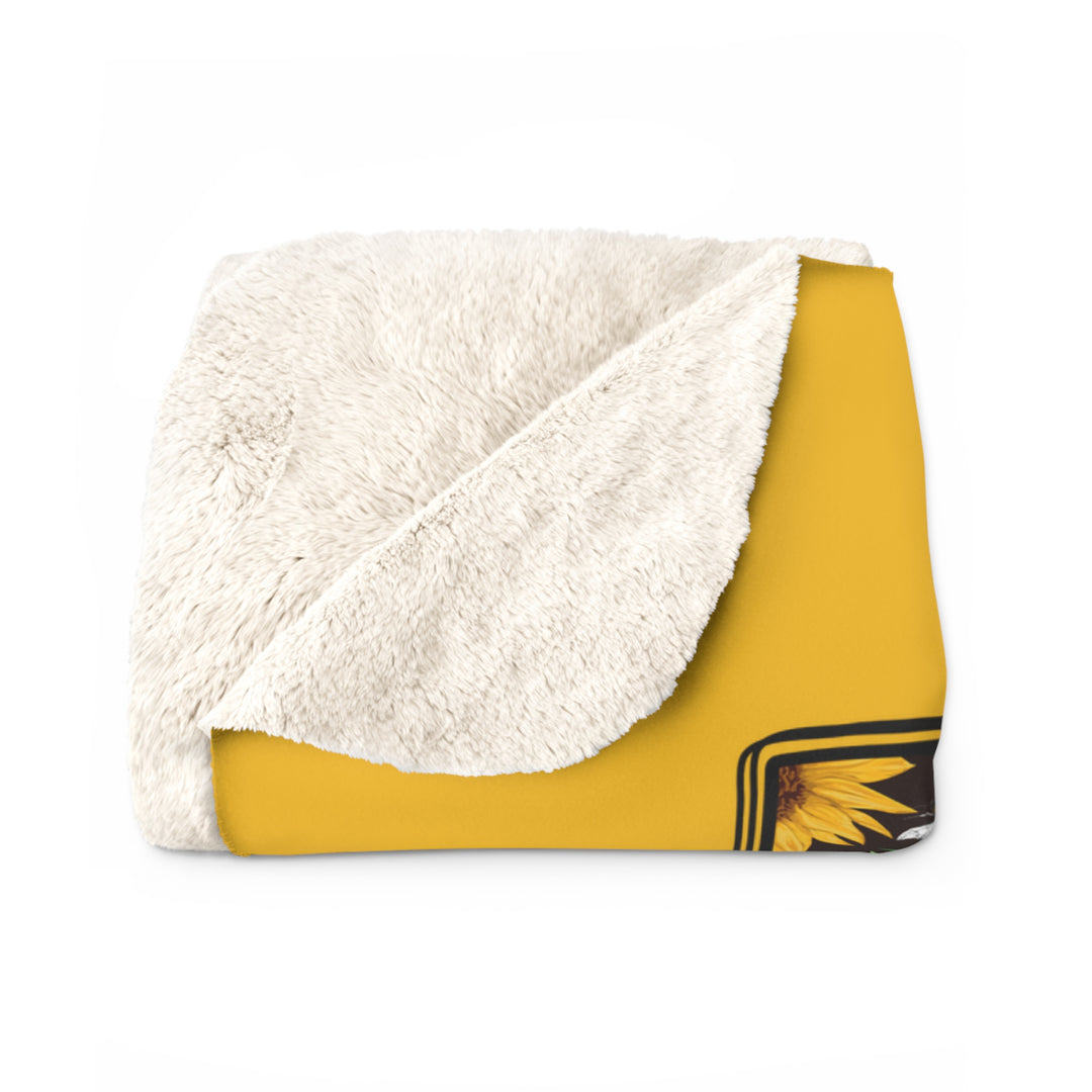 Bee-You-tiful Sherpa Fleece Blanket – Cozy Inspirational Throw & Gift