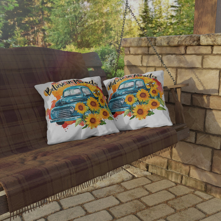 Outdoor Pillows - Believe in Miracles