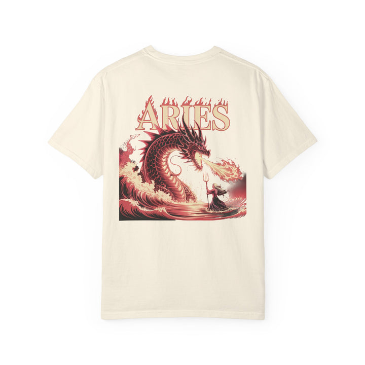 Aries Graphic T-Shirt: Unisex Astrology Tee, Zodiac Shirt for Birthdays & Everyday Wear, Perfect Gift for Aries Friends