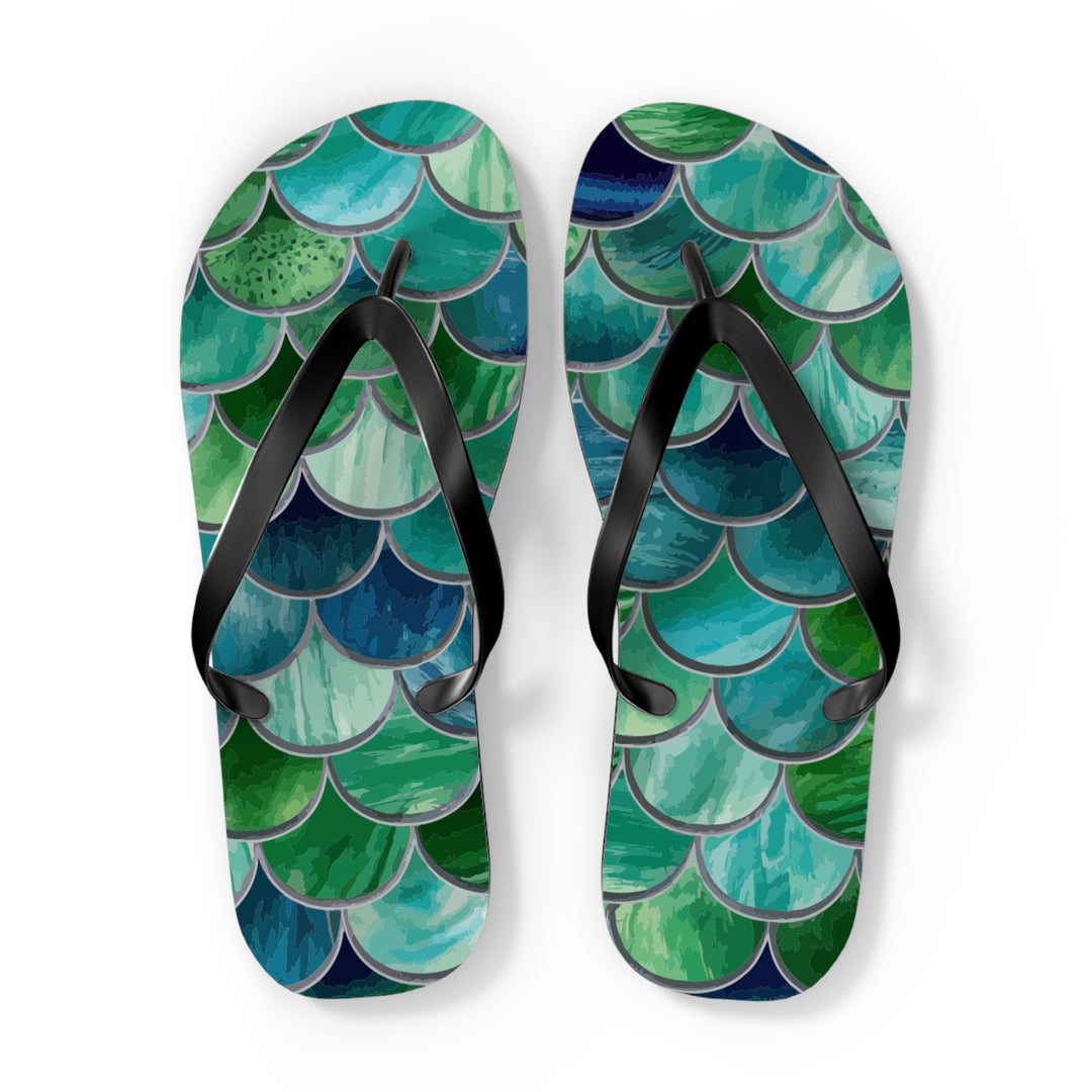 Flip Flops - Mermaid Scales