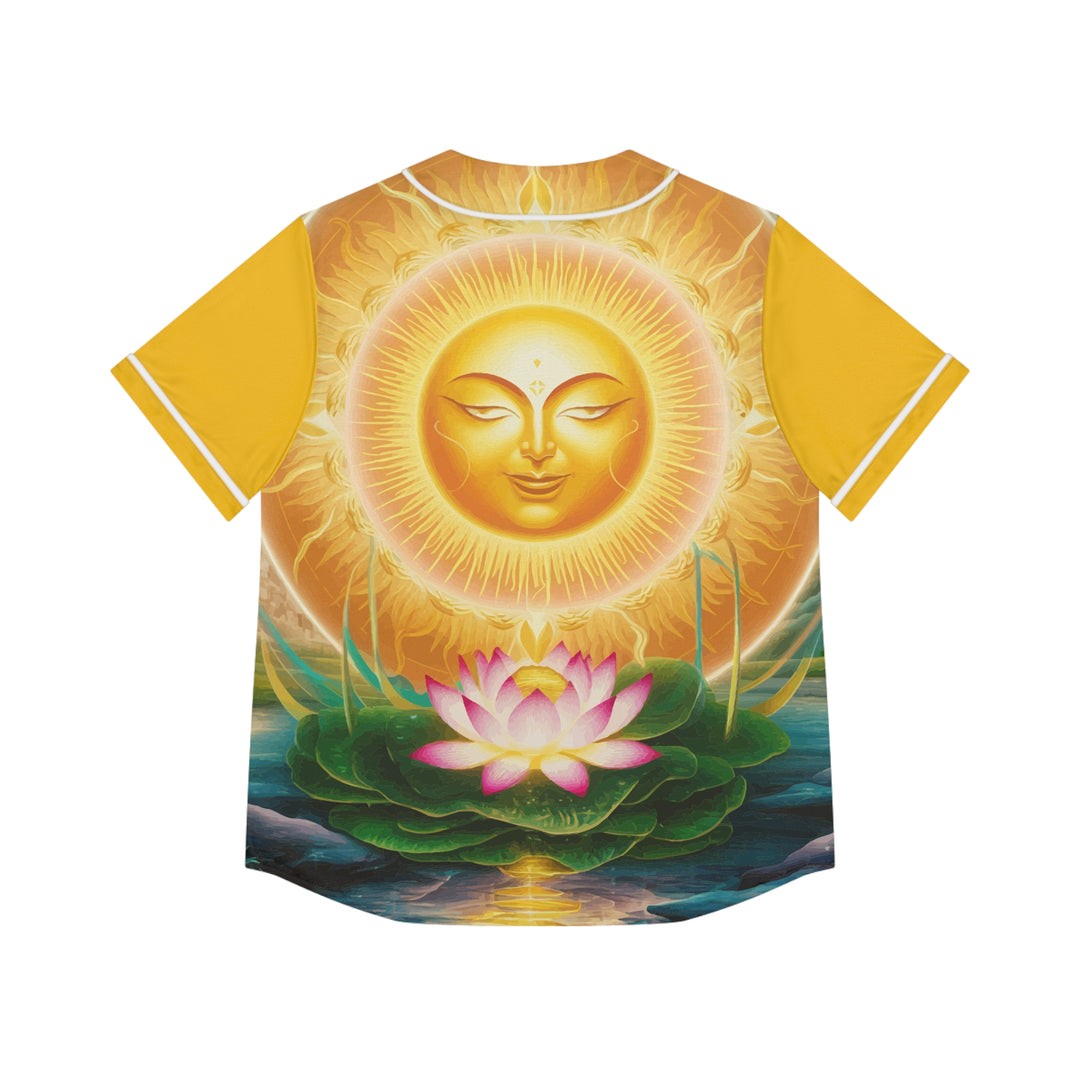 Women's Baseball Jersey - Lotus Sun