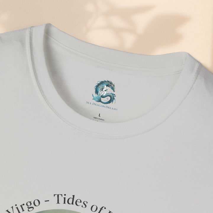 Mermaid Virgo T-Shirt, Ocean Art Tee, Summer Fashion, Gift for Beach Lovers, Sea Creature Apparel