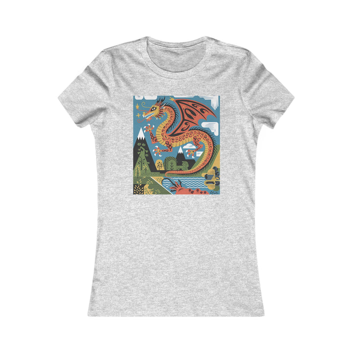 Women's Tee - Mexican Dragona Shirt for Dragon Lover Women