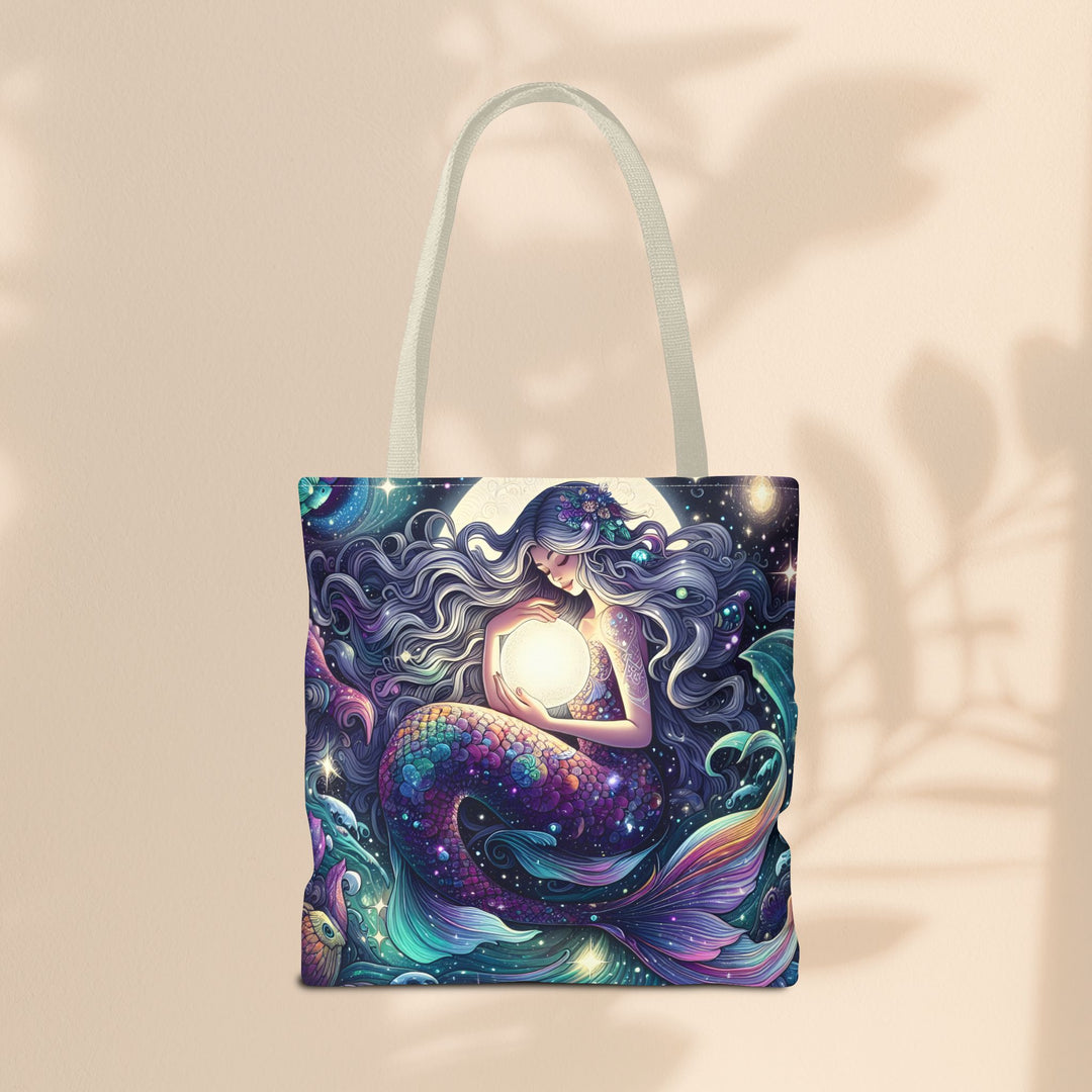 Celestial Mermaid Secret Tote Bag – Stylish Reusable Beach Trip Bag