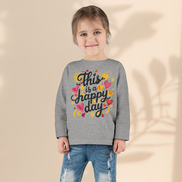 Toddler Long Sleeve Tee - This is a Happy Day