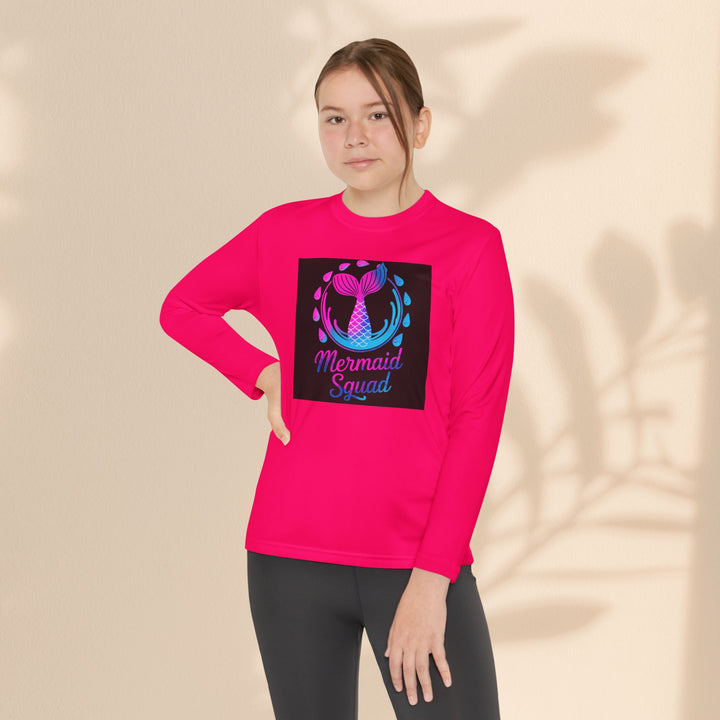 Youth Long Sleeve Competitor Tee - Mermaid Squad