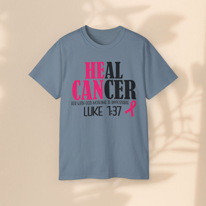 Heal Cancer Unisex Ultra Cotton Tee - Inspirational Faith-Based T-Shirt for Awareness