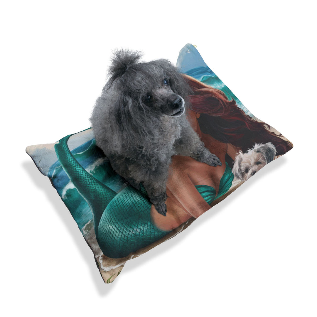 Pet Bed - Mermaid with Dog