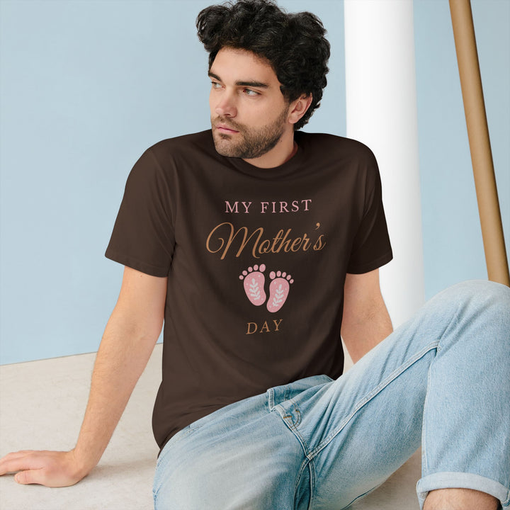 My First Mother's Day Organic T-Shirt - Baby Announcement Tee