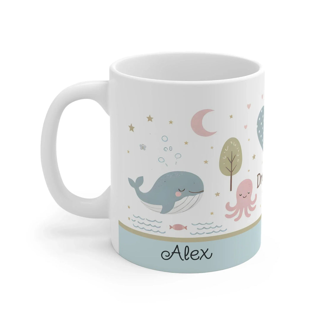 Personalized Dream Big Ocean Mug with Custom Name