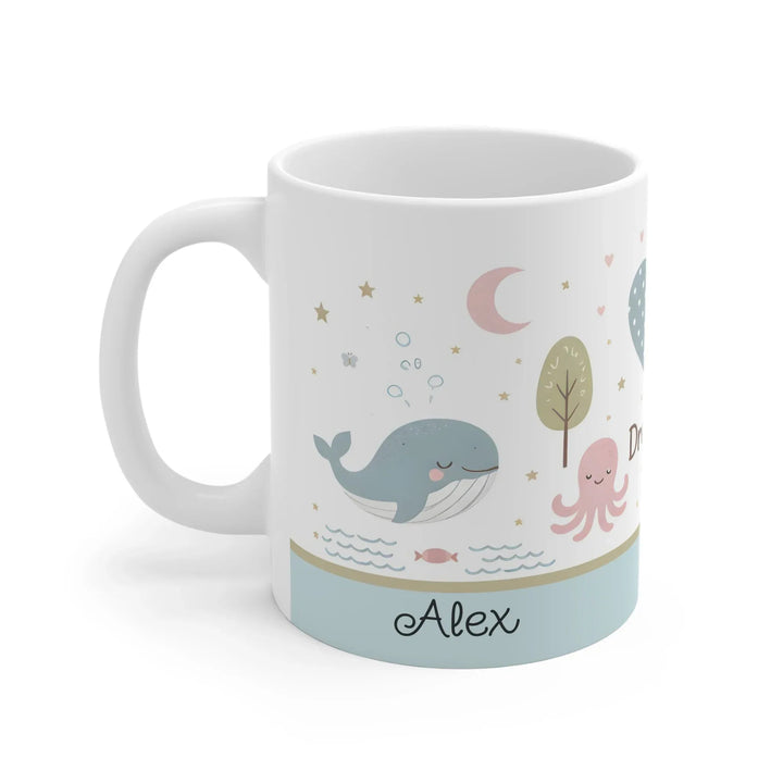 Personalized Dream Big Ocean Mug with Custom Name