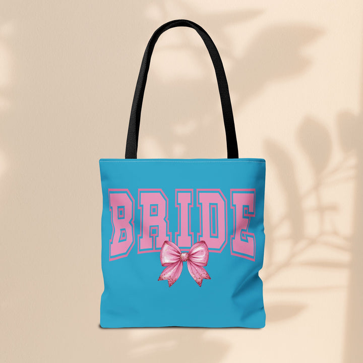 Bride Tote Bag with Bow | Bridal Shower Gift, Wedding Essentials, Bachelorette Party Accessory, Gift for Bridesmaids