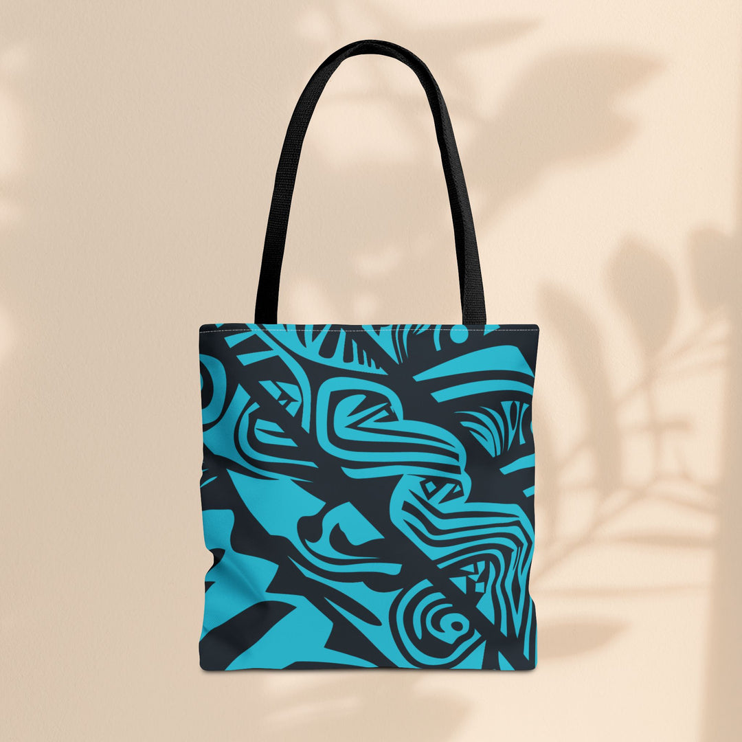 Blue Tribal Tote Bag