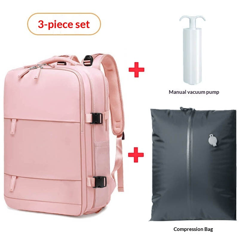 Vacuum-Compression Waterproof Travel Backpack