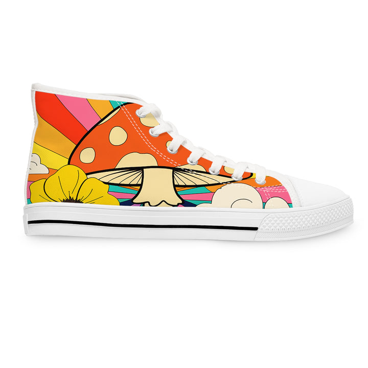 Women's High Top Sneakers - Feeling Groovy