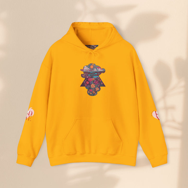 Artistic Floral Love Hoodie for Creative Souls