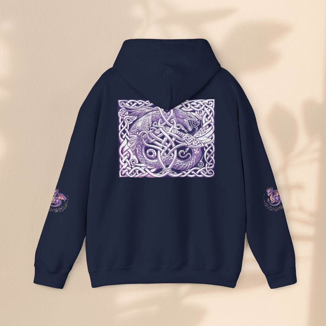 Celtic Dragon Hoodie, Gift for Fantasy Lovers