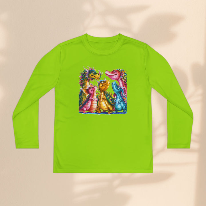 Youth Long Sleeve Competitor Tee - Dragon Joy