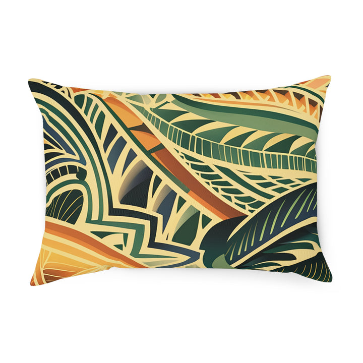 Tribal Orange Cushion