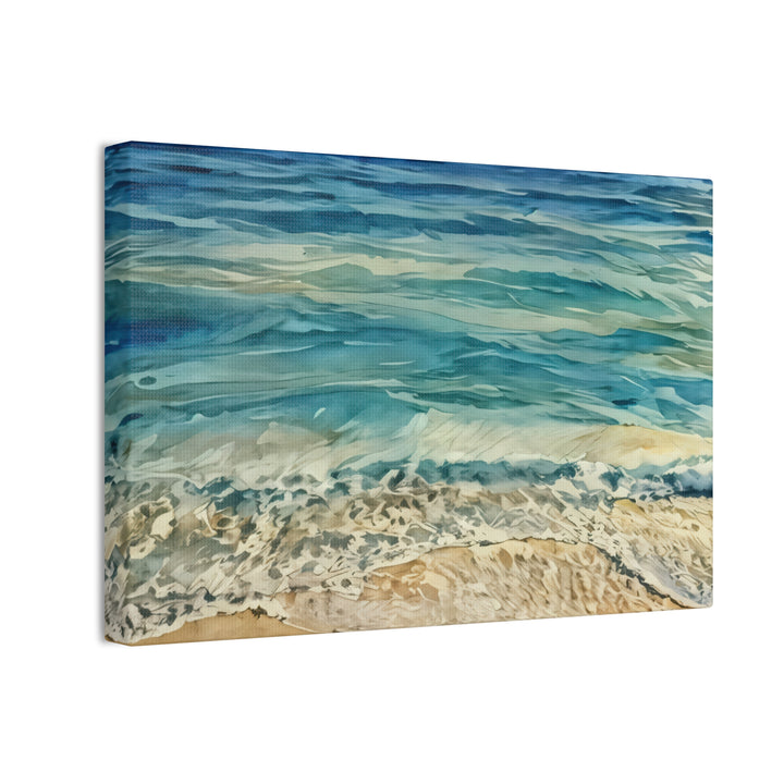 Stretched Beach Art Canvas Print