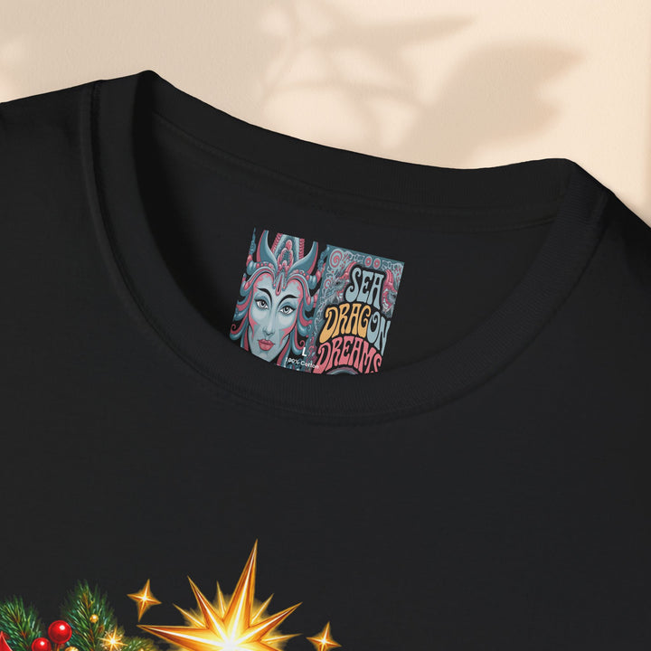 Joy to the World Christmas T-Shirt — Festive Wreath Holiday Tee