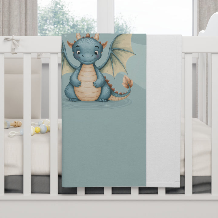 Soft Fleece Baby Blanket - Guarded by Dragon's Might