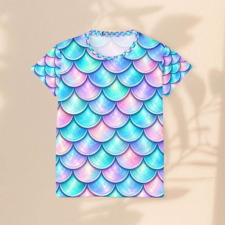Custom Mermaid Scale Team Jersey – Women’s Athletic Shirt