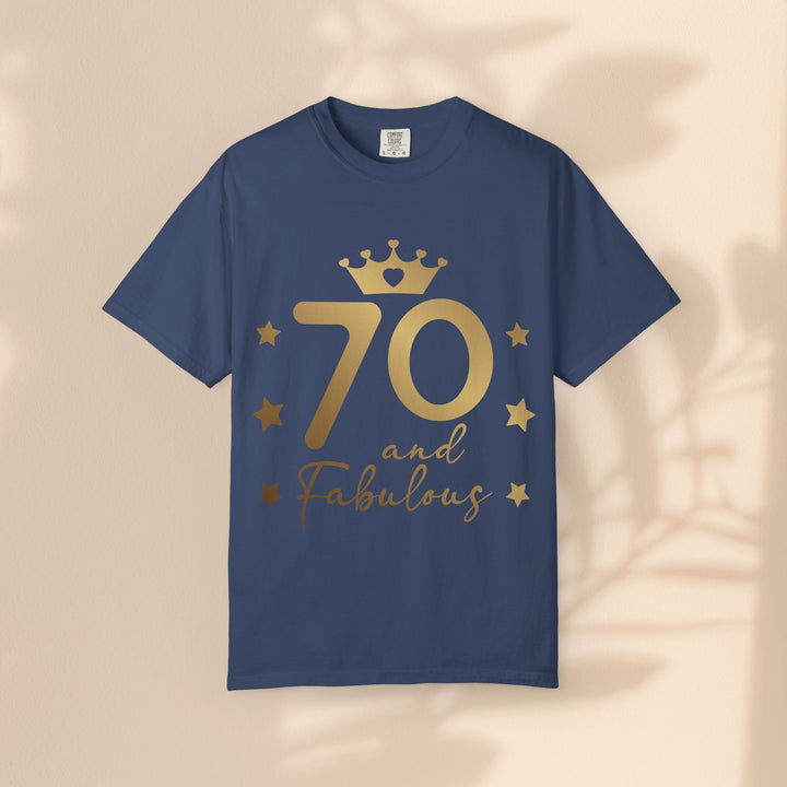 70 and Fabulous Unisex Garment-Dyed T-shirt | Birthday Celebration Tee, Gift for 70th Birthday, Vintage Style Shirt, Fun Party Wear, [...]