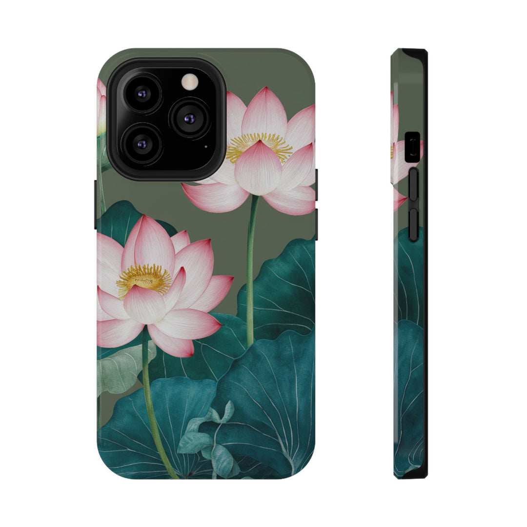 Impact-Resistant Cases - Lotus Flowers