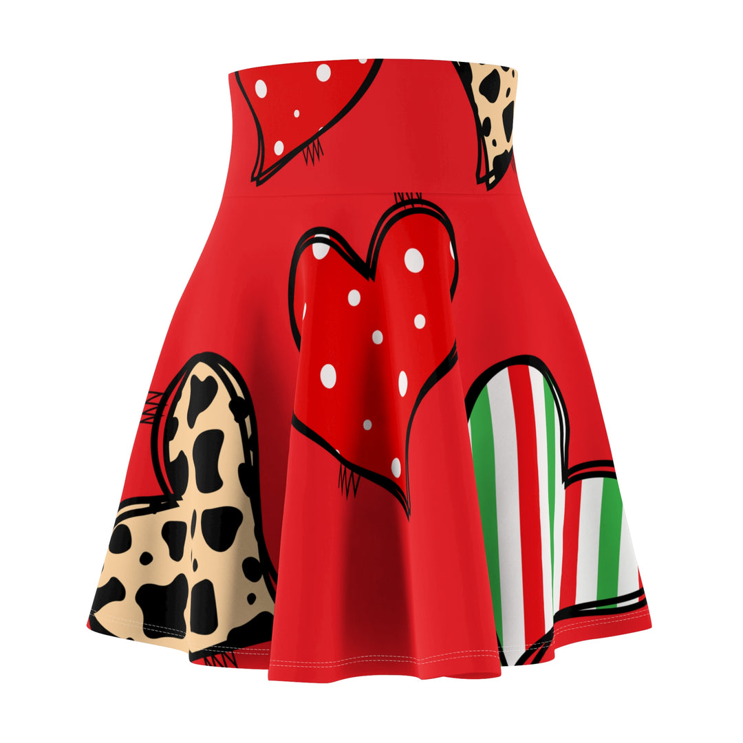 Women's Skater Skirt - My Heart