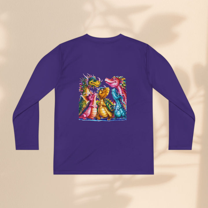 Youth Long Sleeve Competitor Tee - Dragon Joy