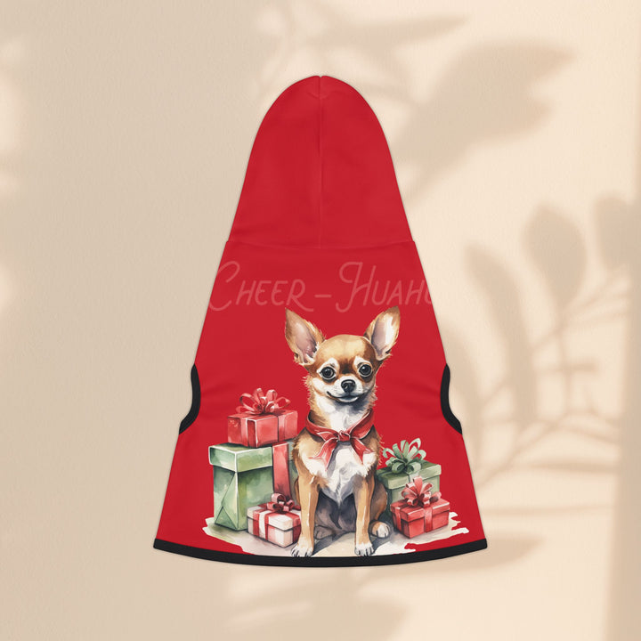 Cheerful Chihuahua Hoodie for Small Dogs, Holiday Wear for Pets