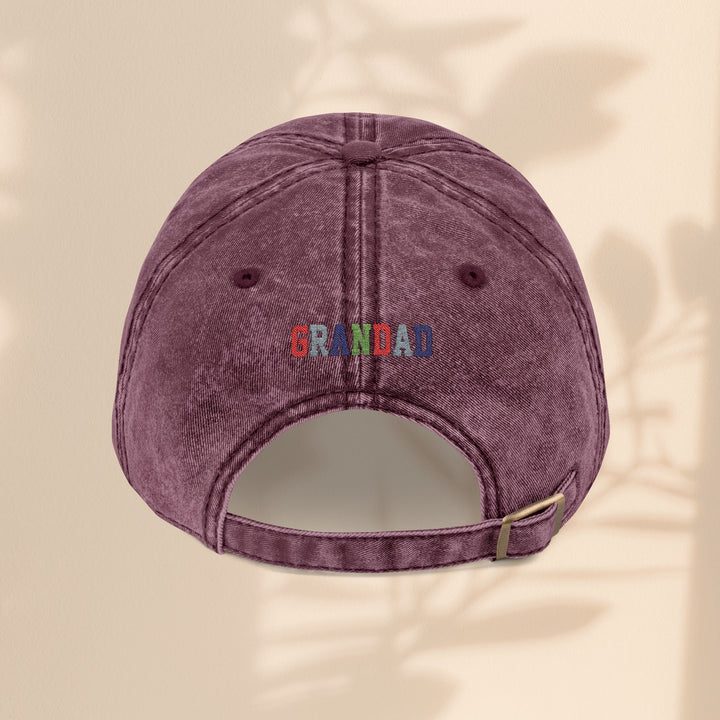 Vintage Embroidered Cap for Grandad - The Man, The Myth, The Legend