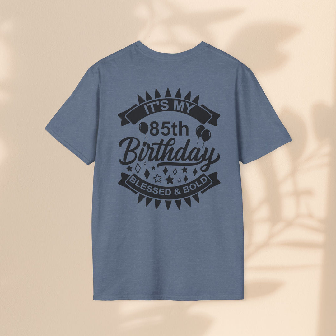 85th Birthday Celebration T-Shirt, Unisex Softstyle Tee for 85th Birthday, Milestone Birthday Gift, Birthday Party Outfit, Cute [...]