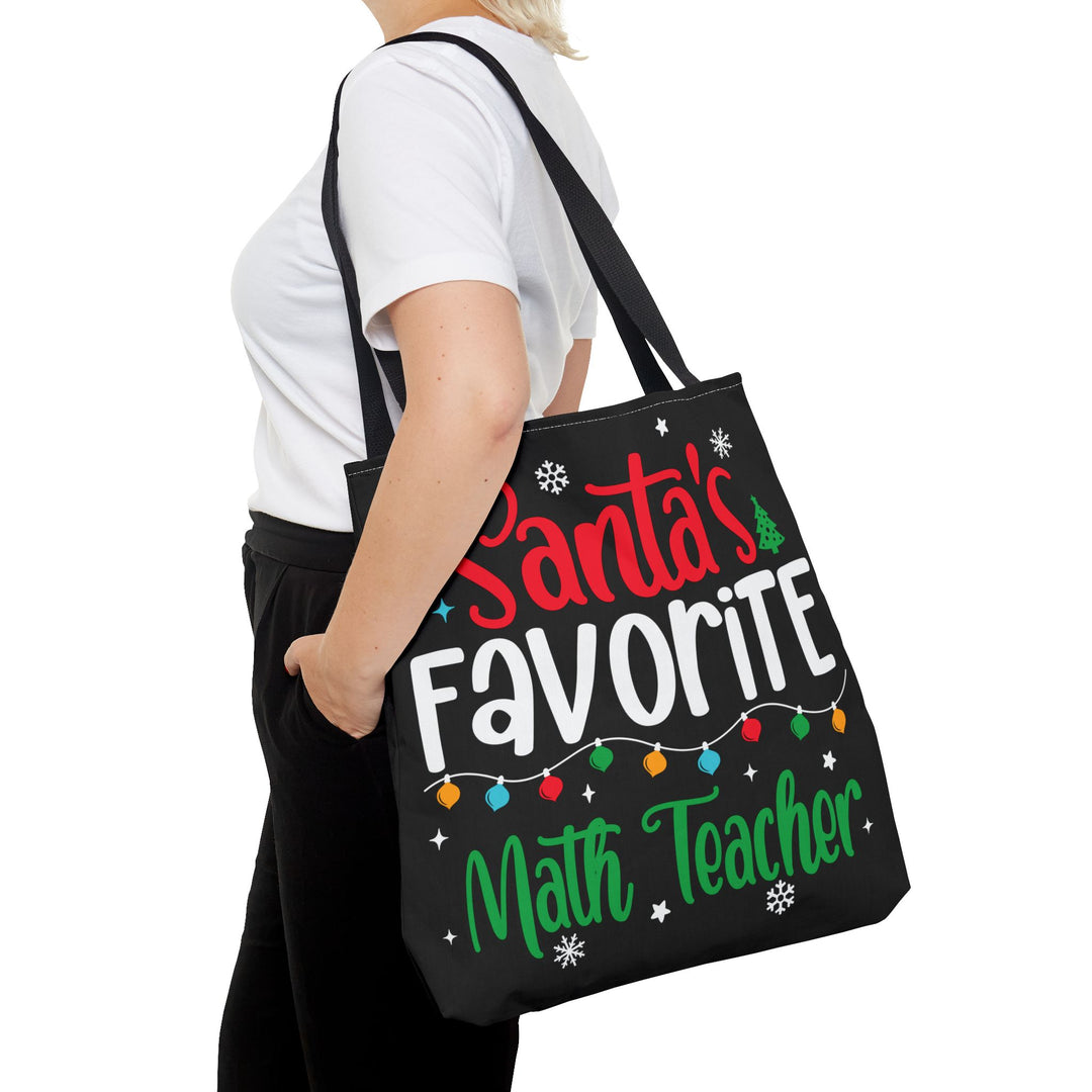 Tote Bag  - Santa's Favorite Math Teacher