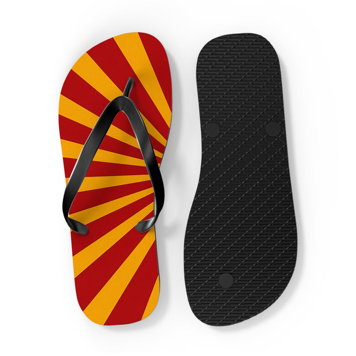 Flip Flops - Red Yellow